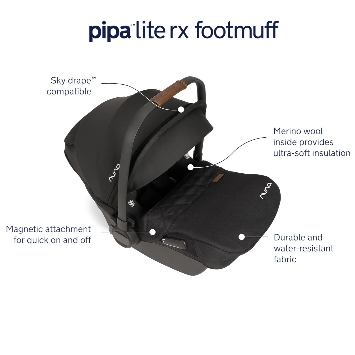 Nuna - Footmuff - Pipa Lite RX