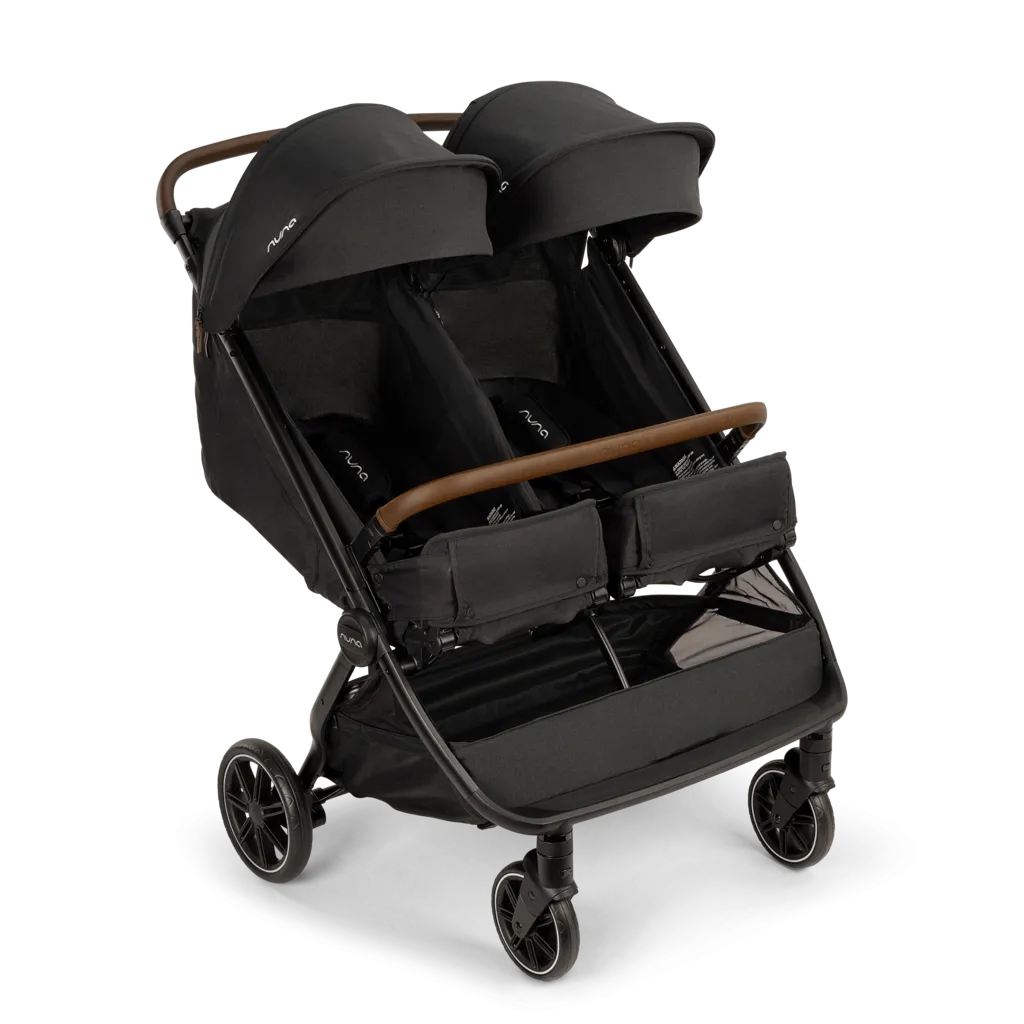 Nuna - TRVL DUBL Stroller - Caviar