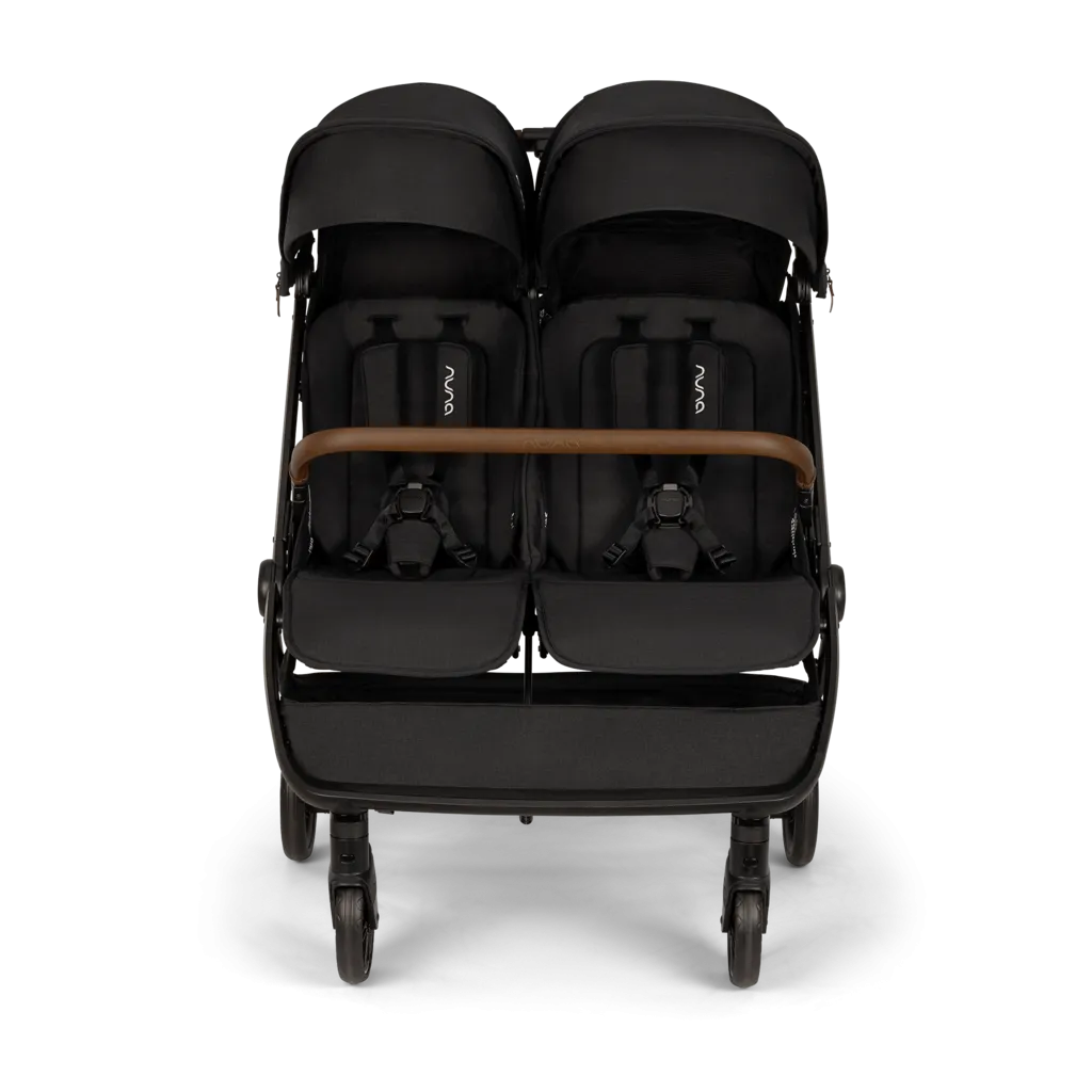 Nuna - TRVL DUBL Stroller - Caviar