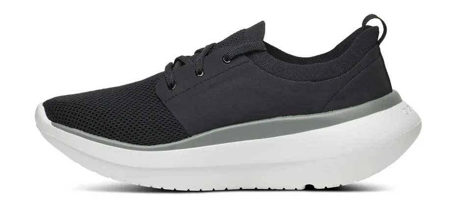 OOFOS OOMY STRIDE MEN'S BLACK/WHITE