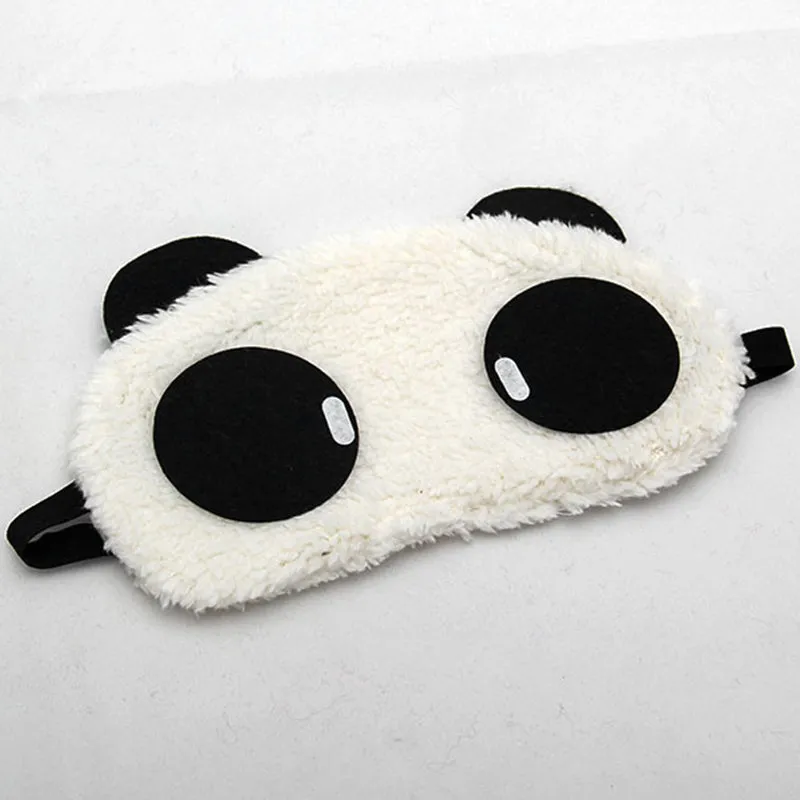 Panda Sleeping Eye Mask Nap Eye Shade Cartoon Blindfold Sleep Eyes Cover Sleeping Travel Rest Patch Blinder