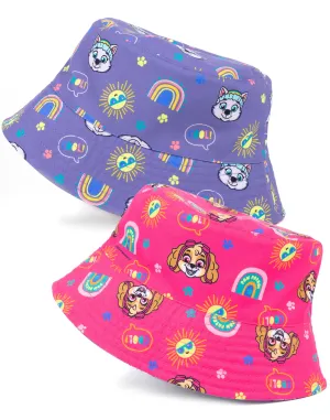 PAW Patrol Kids Girls Reversible Bucket Sun Hat