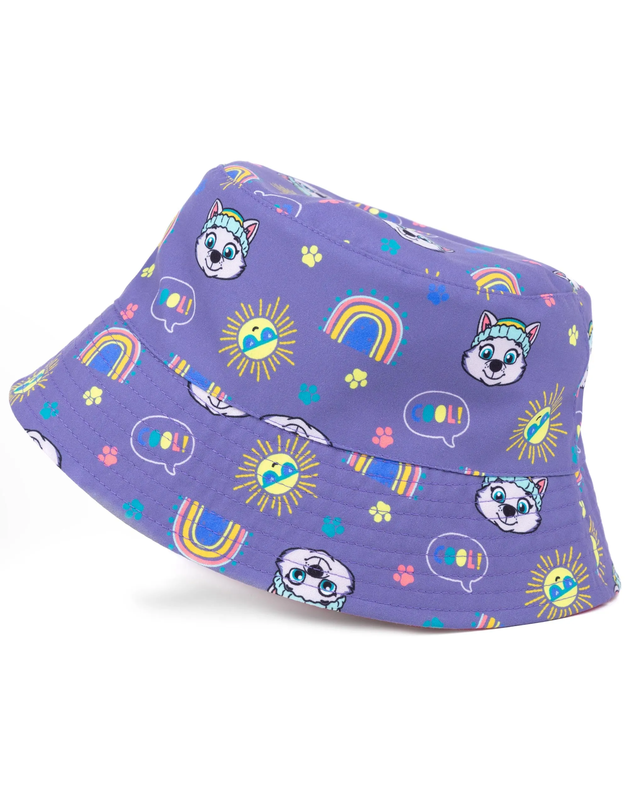 PAW Patrol Kids Girls Reversible Bucket Sun Hat