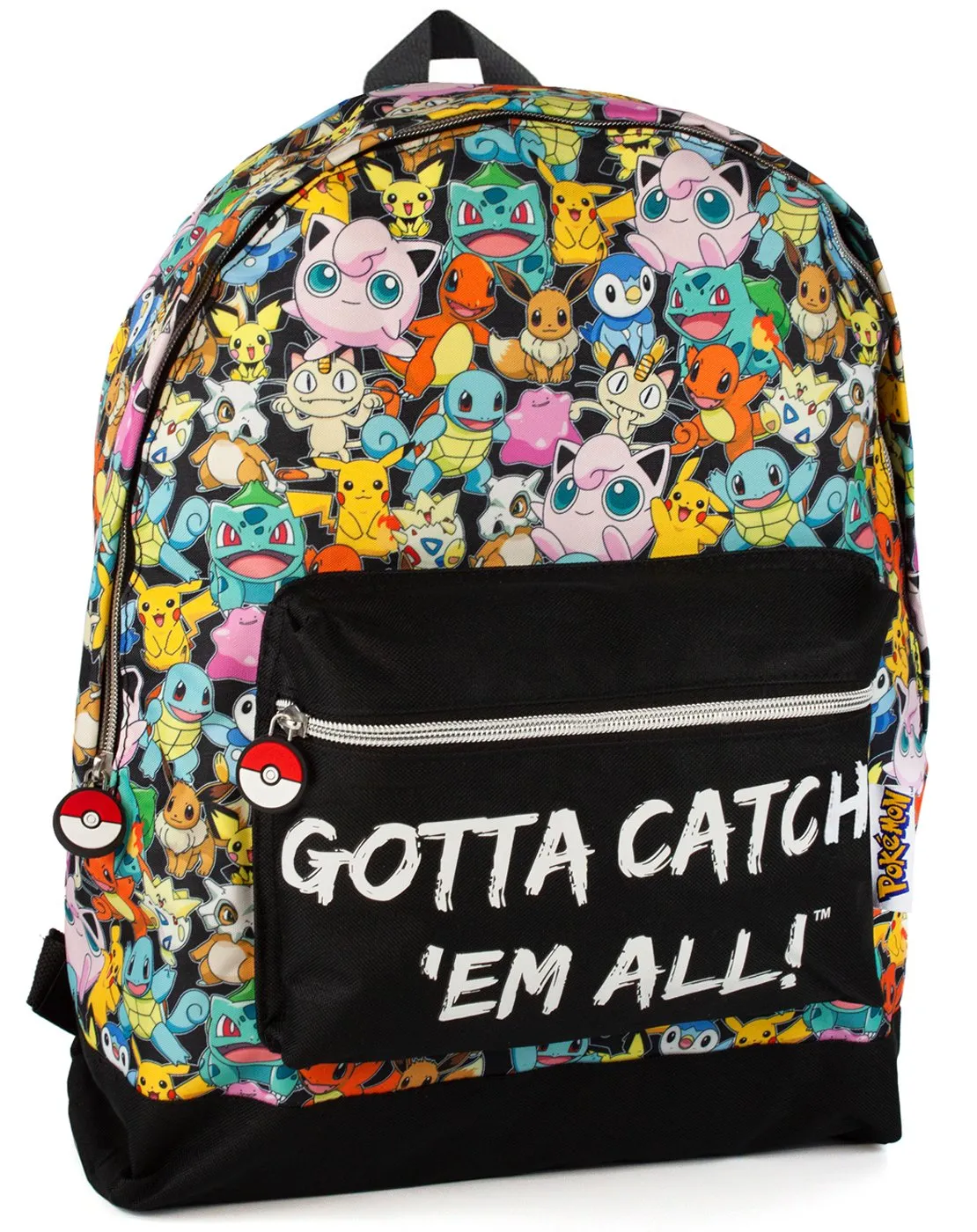 Pokemon Gotta Catch Em All Large Backpack