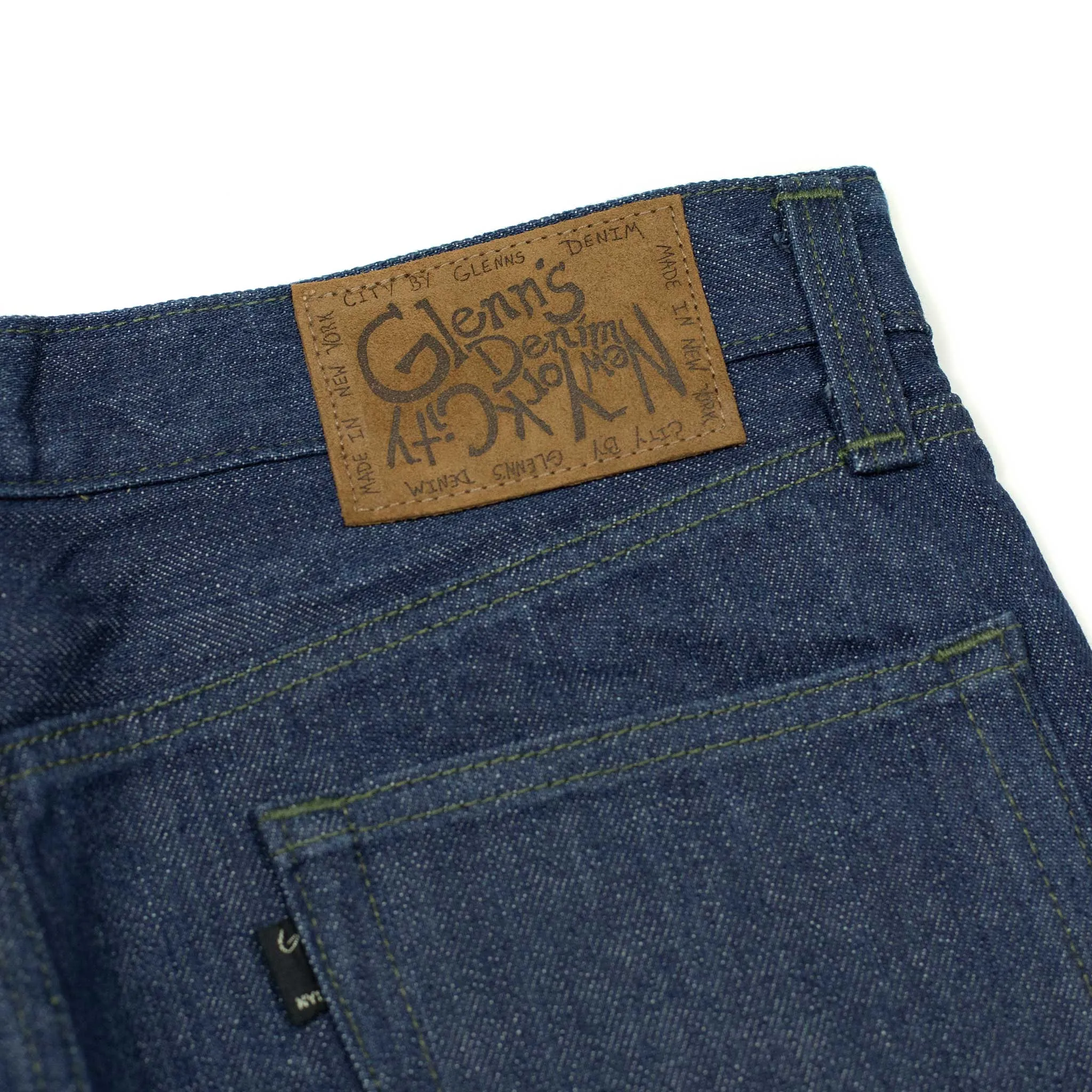 Relaxed fit jean GD113 in washed "vintage blue" 13oz denim