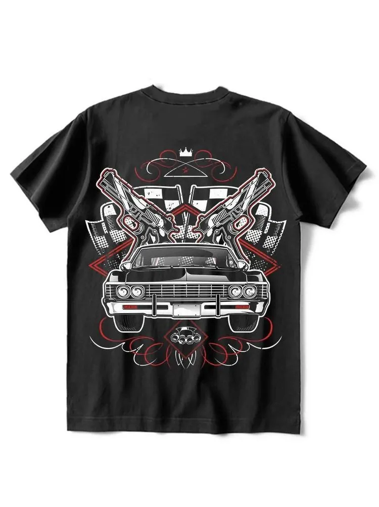 Speeding Gunner Muscle Car T-Shirt