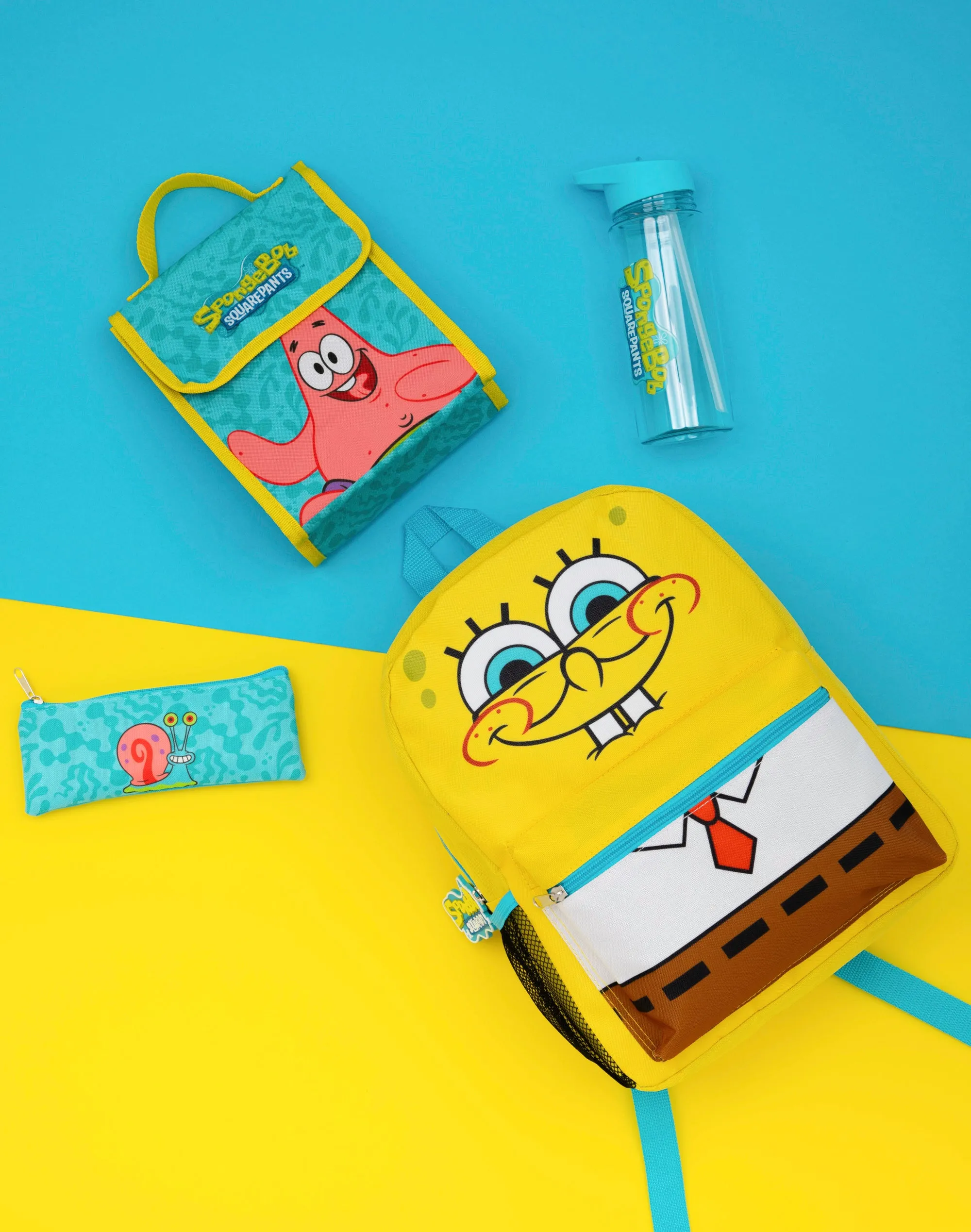 SpongeBob SquarePants 4 Piece Backpack Set Kids