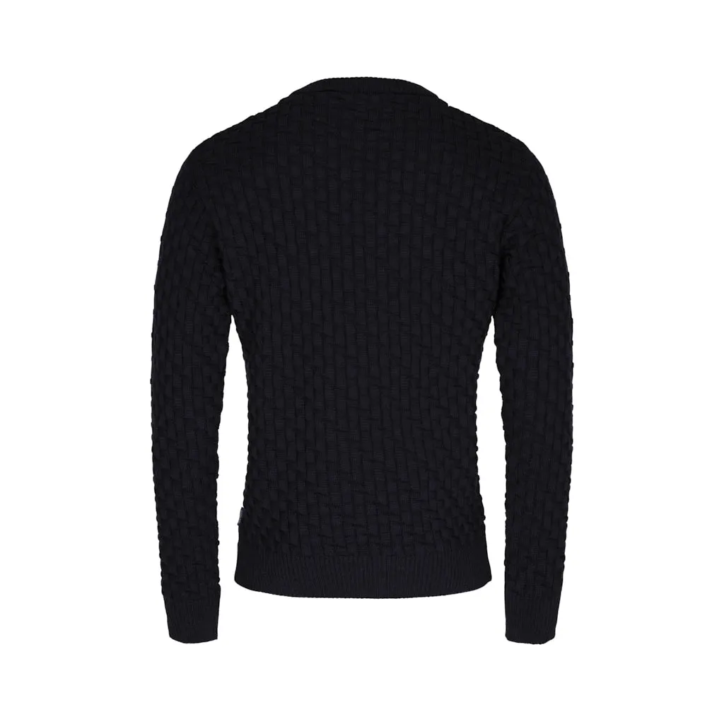 Sverre Crewneck Knit - Dark Navy