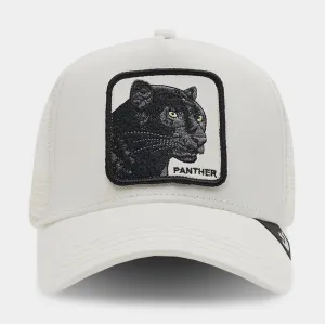 The Panther Trucker Mens Hat (White)