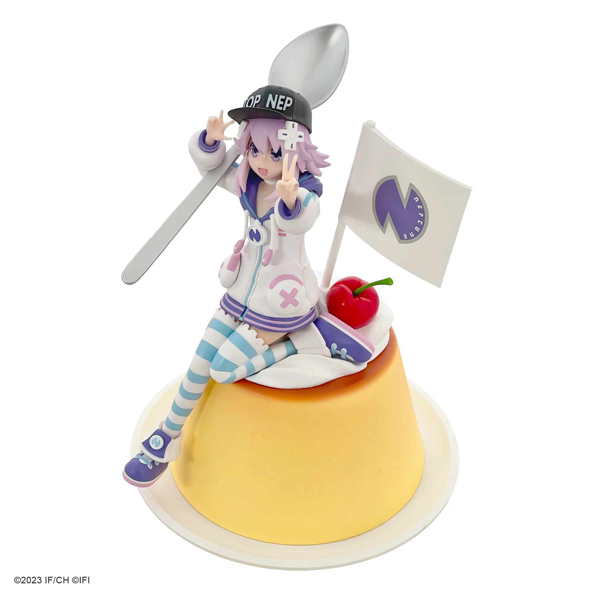 Top Nep Pudding Figure ( White )