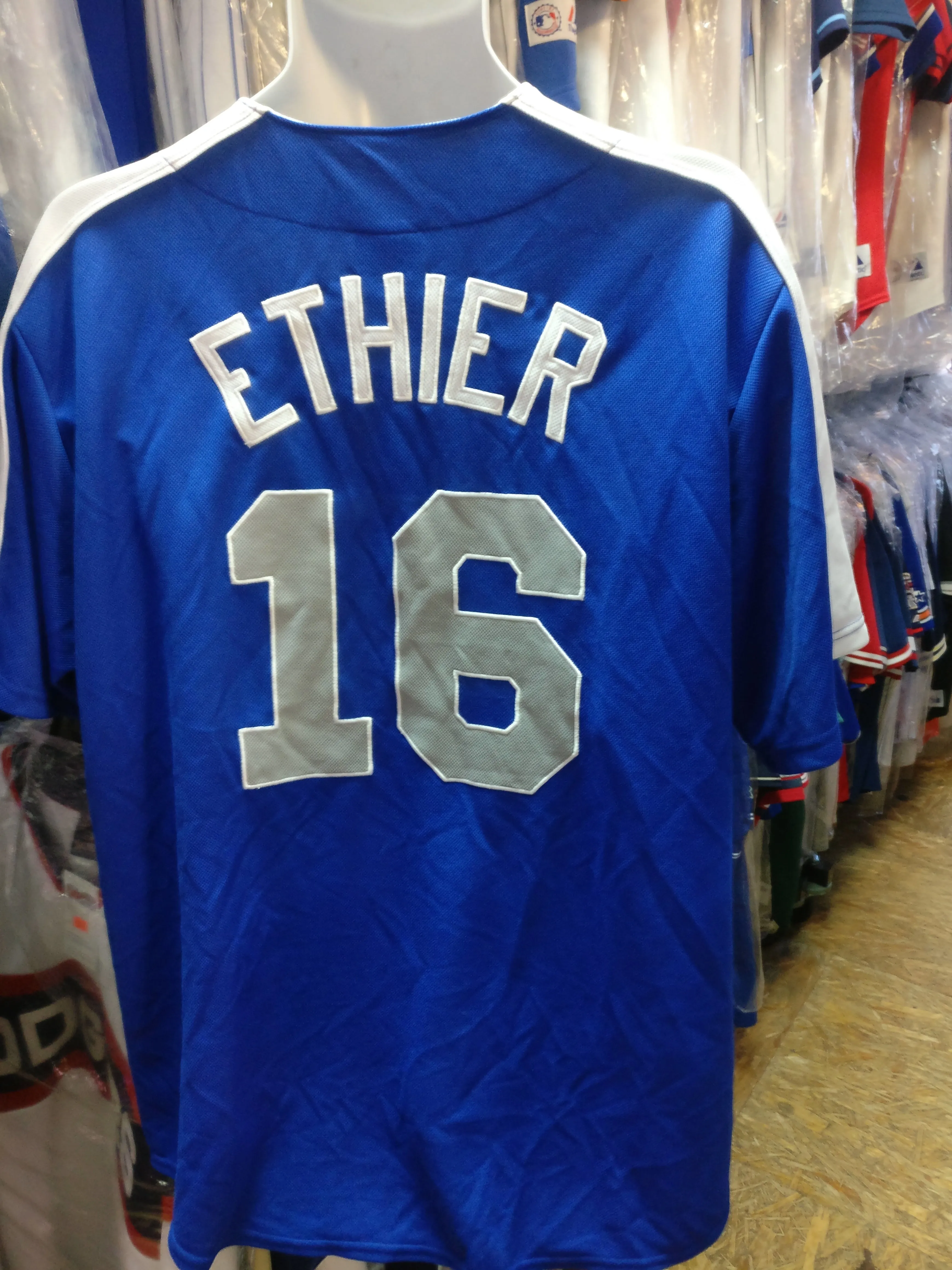 Vintage #16 ANDRE ETHIER Los Angeles Dodgers MLB Jersey XL