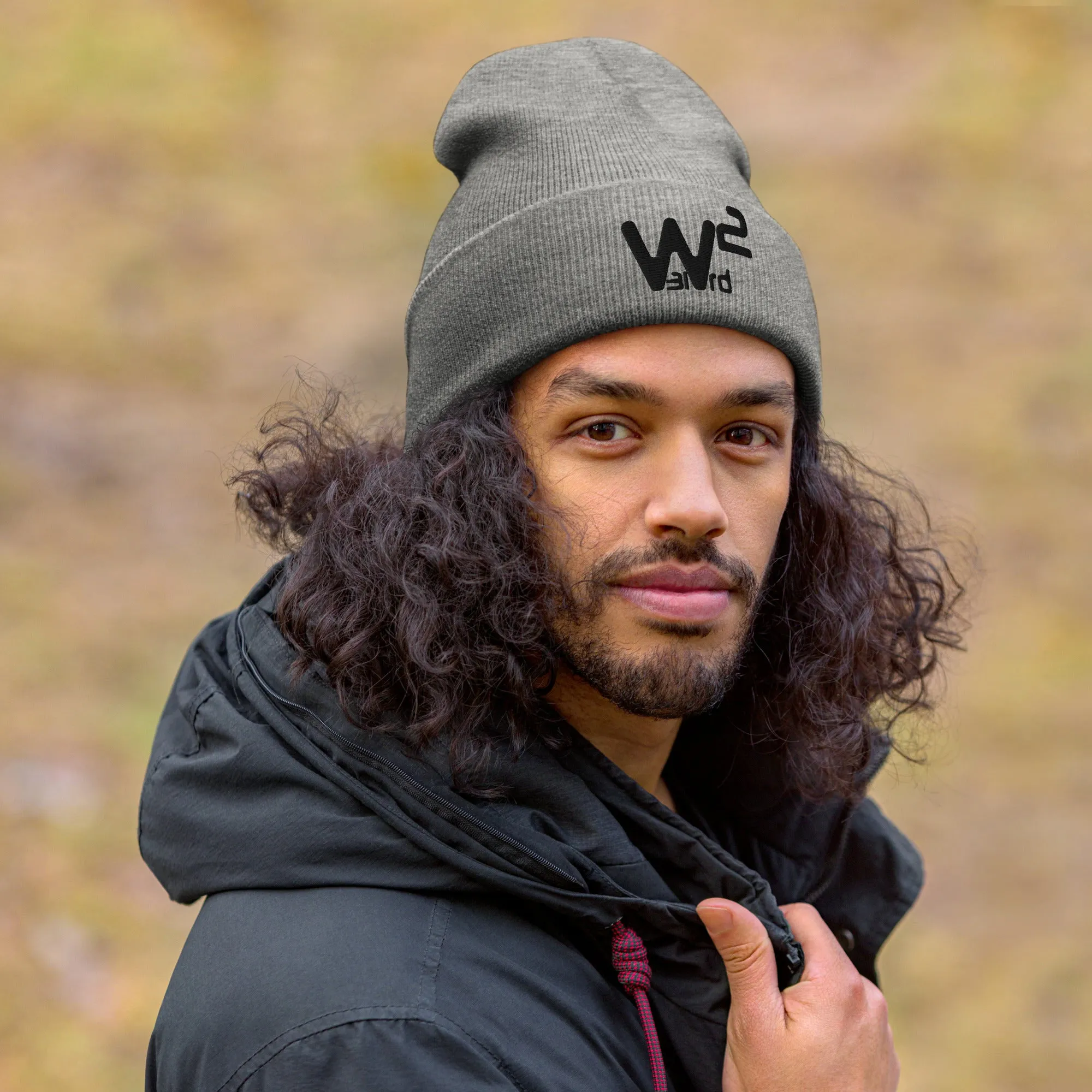 W31rd Squared Cuffed Beanie