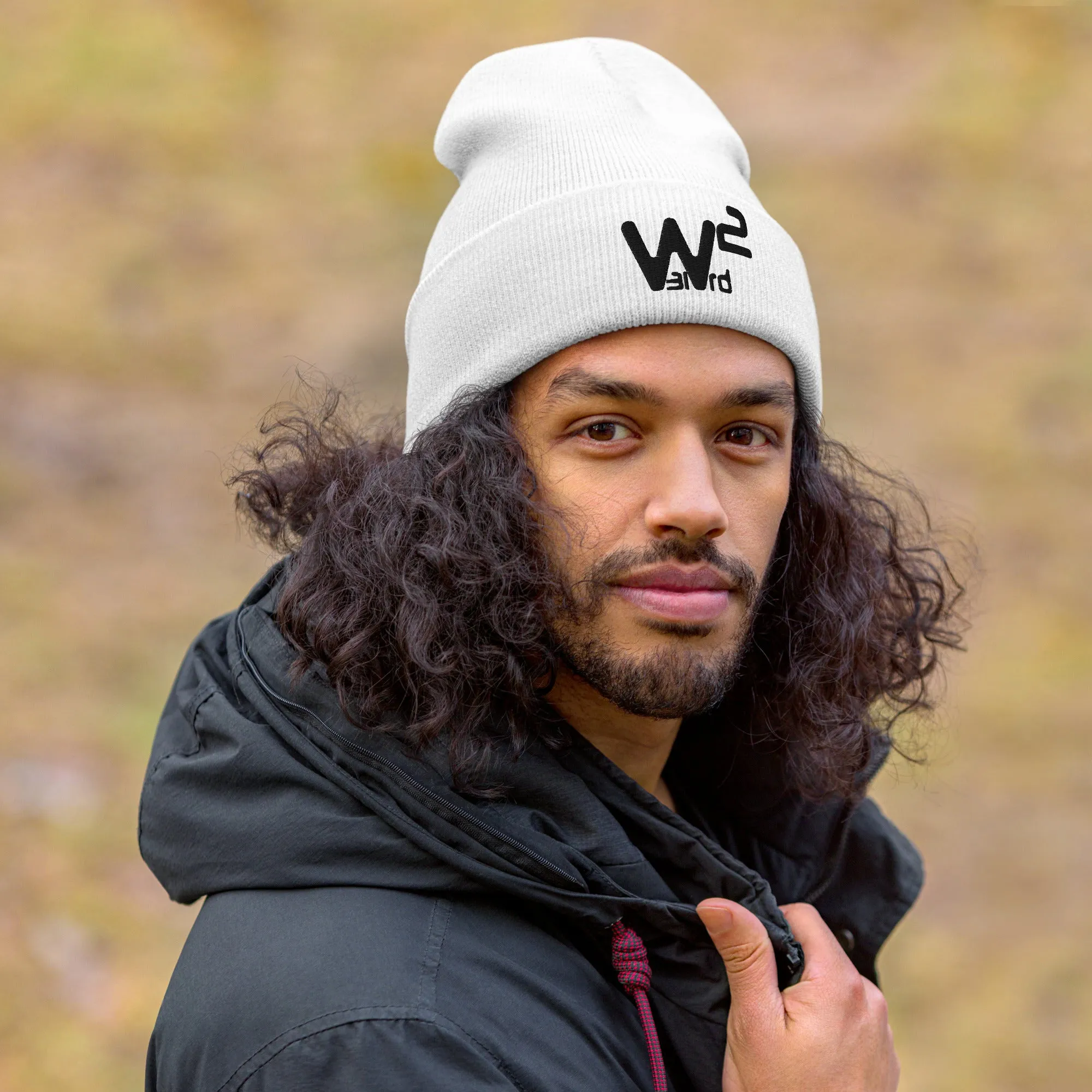 W31rd Squared Cuffed Beanie