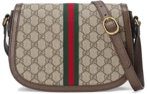 (WMNS) GUCCI Ophidia GG Canvas Shoulder Bag Beige 601044-96IWB-8745