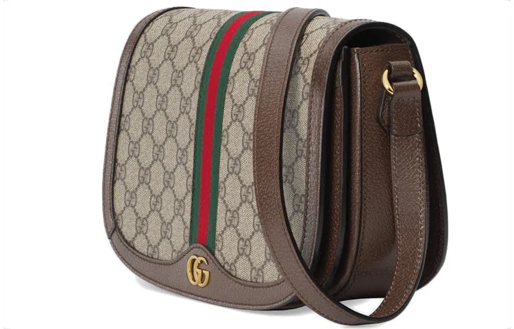 (WMNS) GUCCI Ophidia GG Canvas Shoulder Bag Beige 601044-96IWB-8745