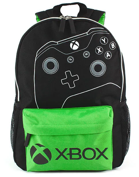 XBOX Backpack Kids Adults Boys Controller & Logo School Rucksack 16”