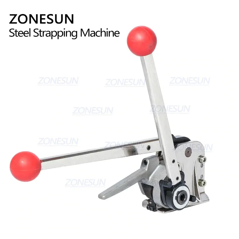 ZONESUN DB-GD35 16-19mm Manual Buckle Free Steel Belt Strapping Machine