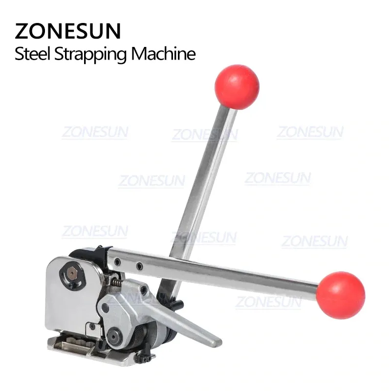 ZONESUN DB-GD35 16-19mm Manual Buckle Free Steel Belt Strapping Machine