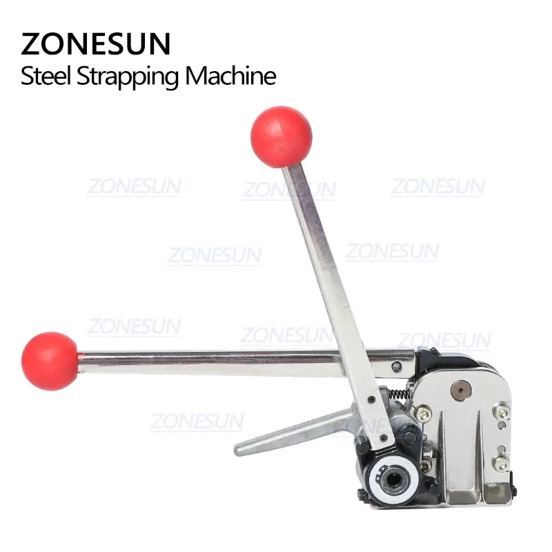 ZONESUN DB-GD35 16-19mm Manual Buckle Free Steel Belt Strapping Machine