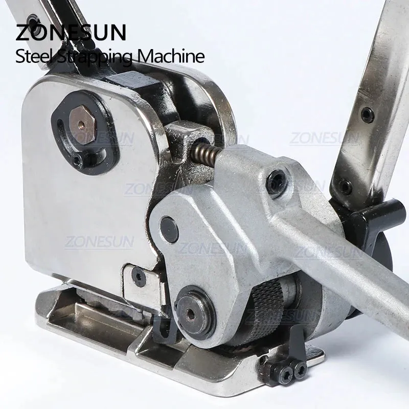 ZONESUN DB-GD35 16-19mm Manual Buckle Free Steel Belt Strapping Machine